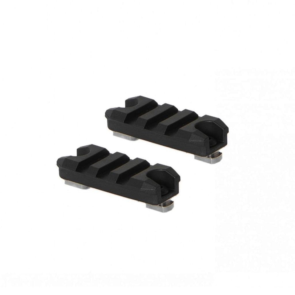 Amoeba 2 Inch M-LOK Plastic Rail 2-Pack - Black