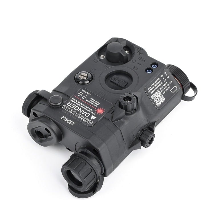 Rebel LA-PEQ-15 (Red Laser / IR Laser / White Light/ Strobe) - Black