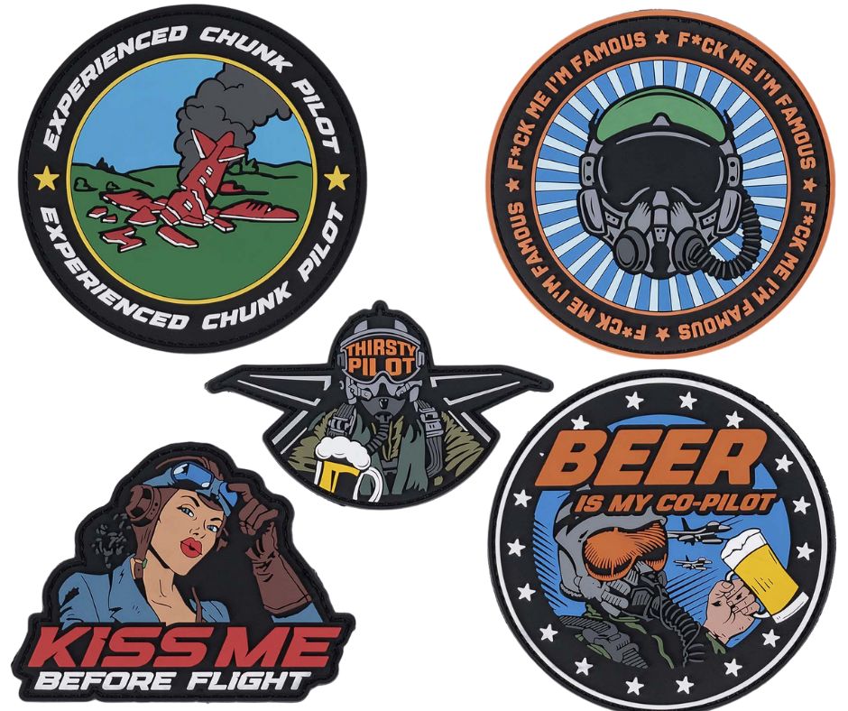 Buy Any 5 Patches, Get the Cheapest Free (Themed Packs)-Aviation