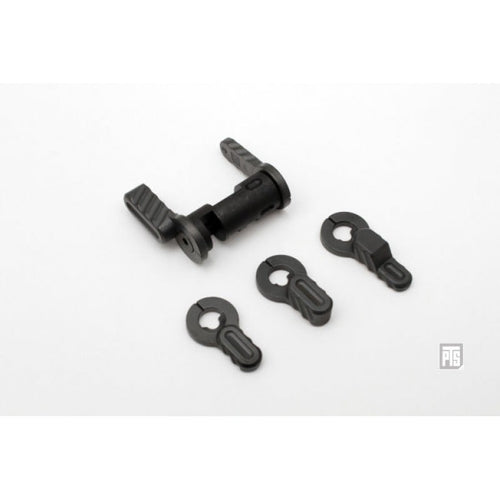 PTS BAD Ambidextrous Safety Selector GBB (KWA LM4, KSC-GBB) - Black