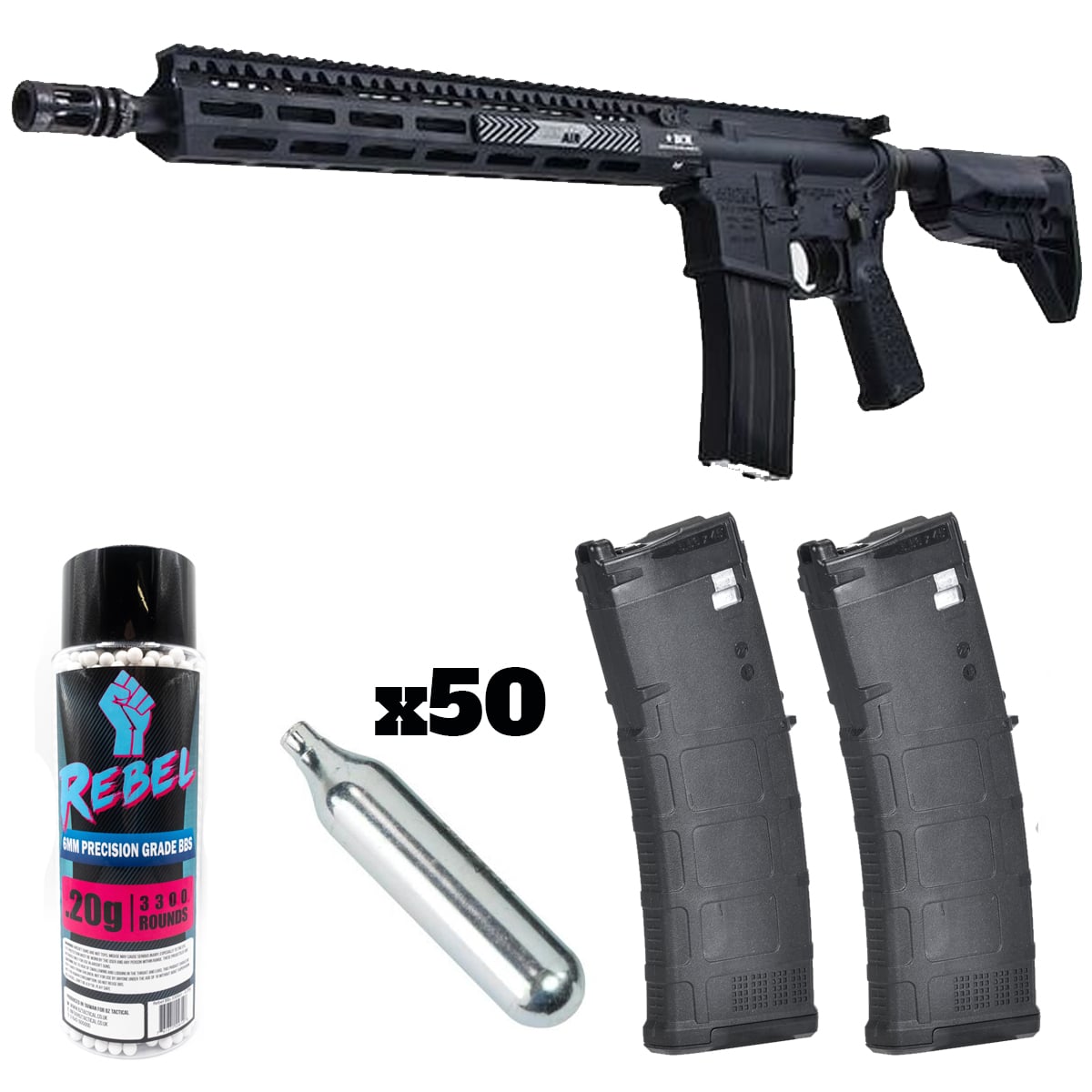 VFC BCM Air MCMR GBB Rifle Bundle (14.5 inch)
