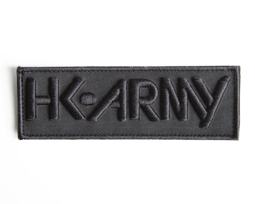 HK Large Typeface Patch - Black