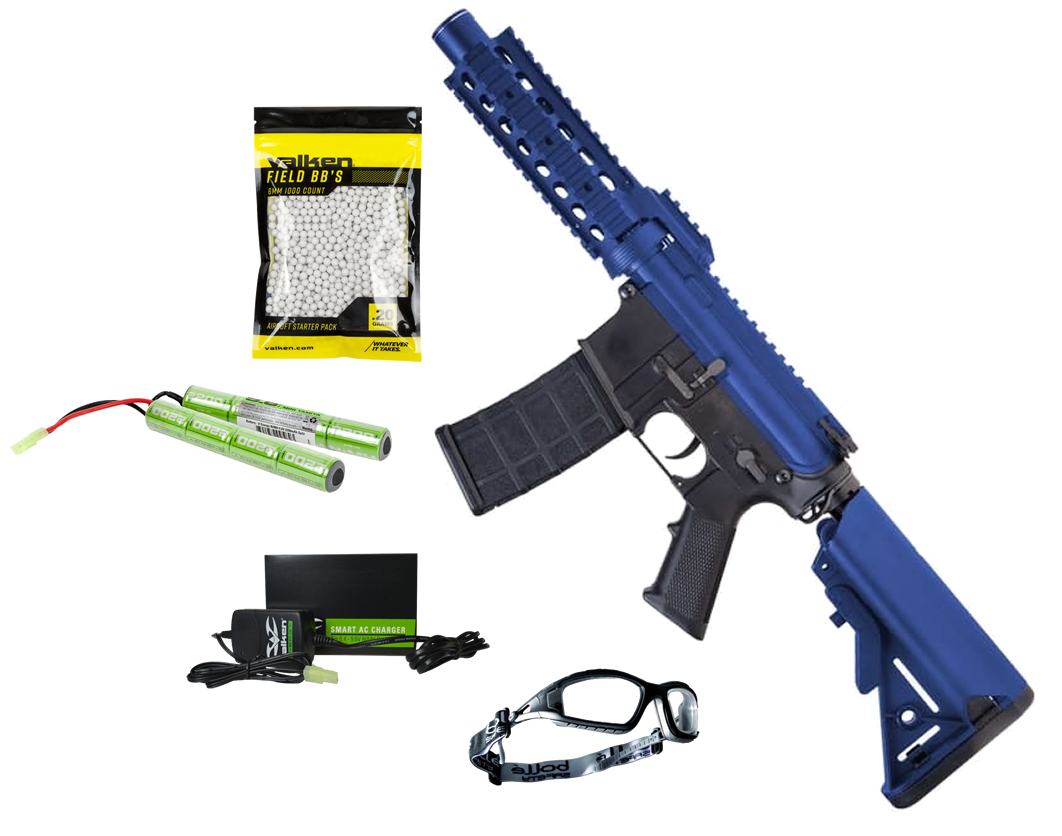 Nuprol Delta: Pioneer Breacher Airsoft Starter Bundle (Two Tone Blue)