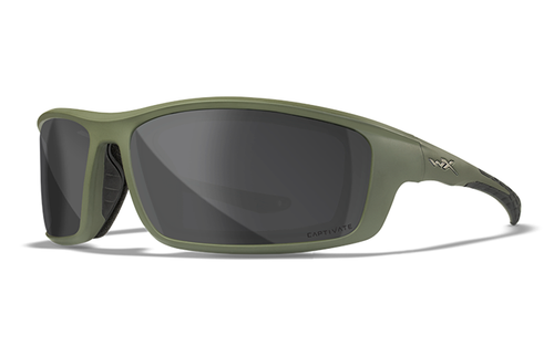 Wiley X GRID, Lenses: CAPTIVATE™ Polarized Grey, Frame: Matte Utility Green
