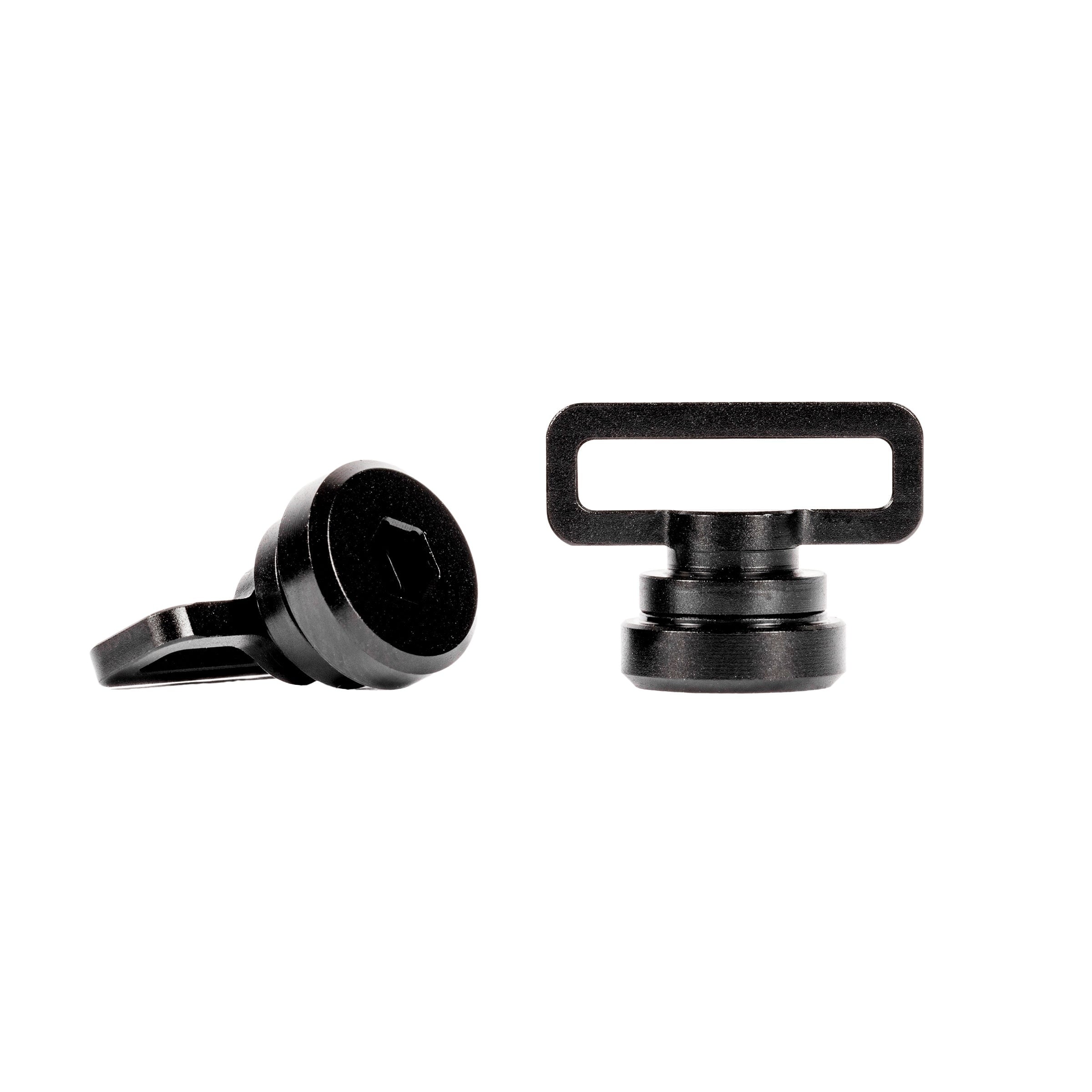 HK Army Aluminium Chin Strap Screw Set - Black (Proflex)