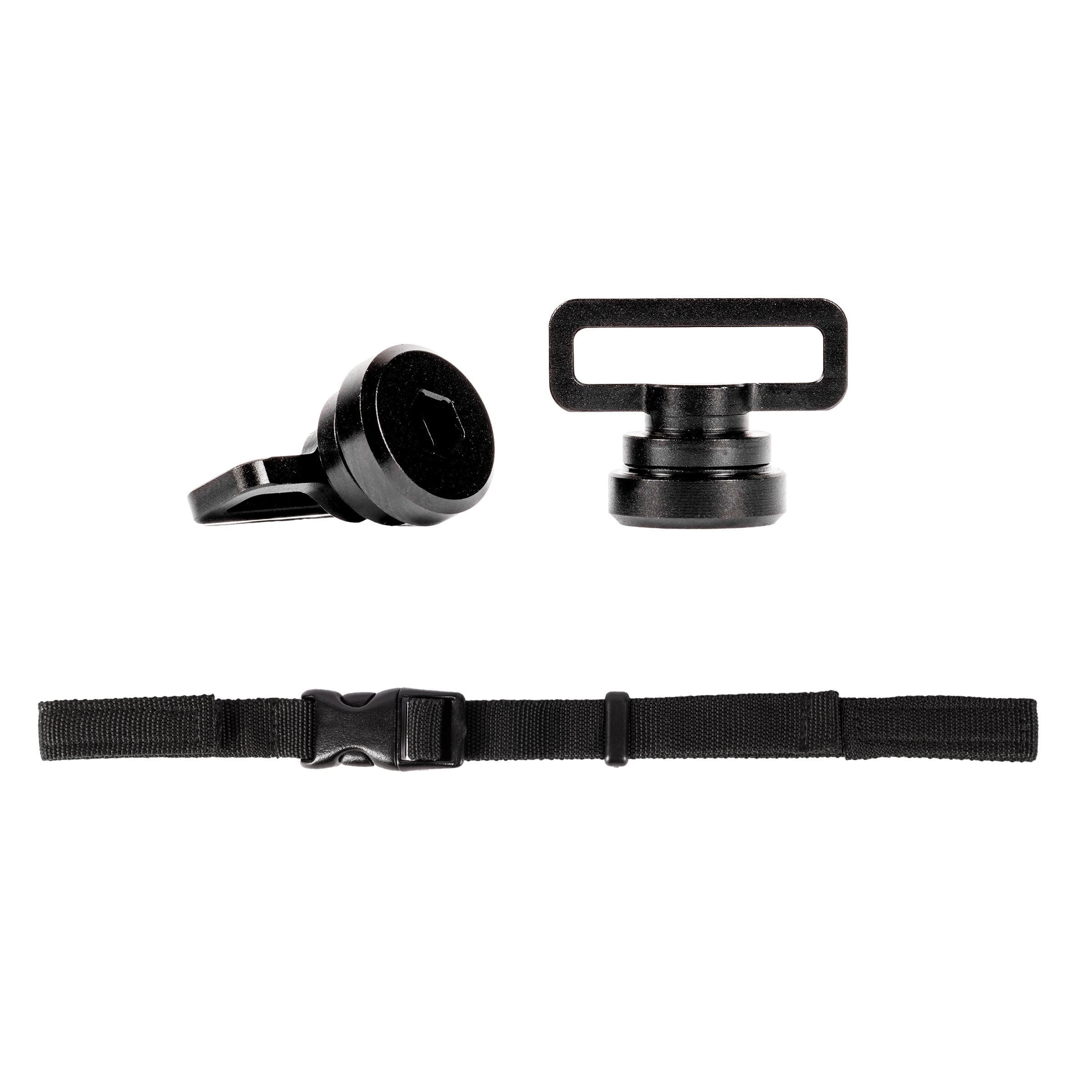 HK Army Aluminum Chin Strap Screw Set + Standard Universal Chin Strap Combo (Proflex)