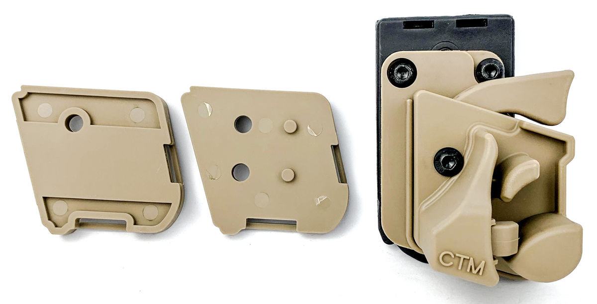 CTM Quick Release AAP-01/C Holster - Right Hand - Dark Earth