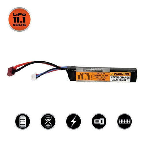 Valken LiPo 11.1V 1200mAh 30C/50C Stick (Dean)