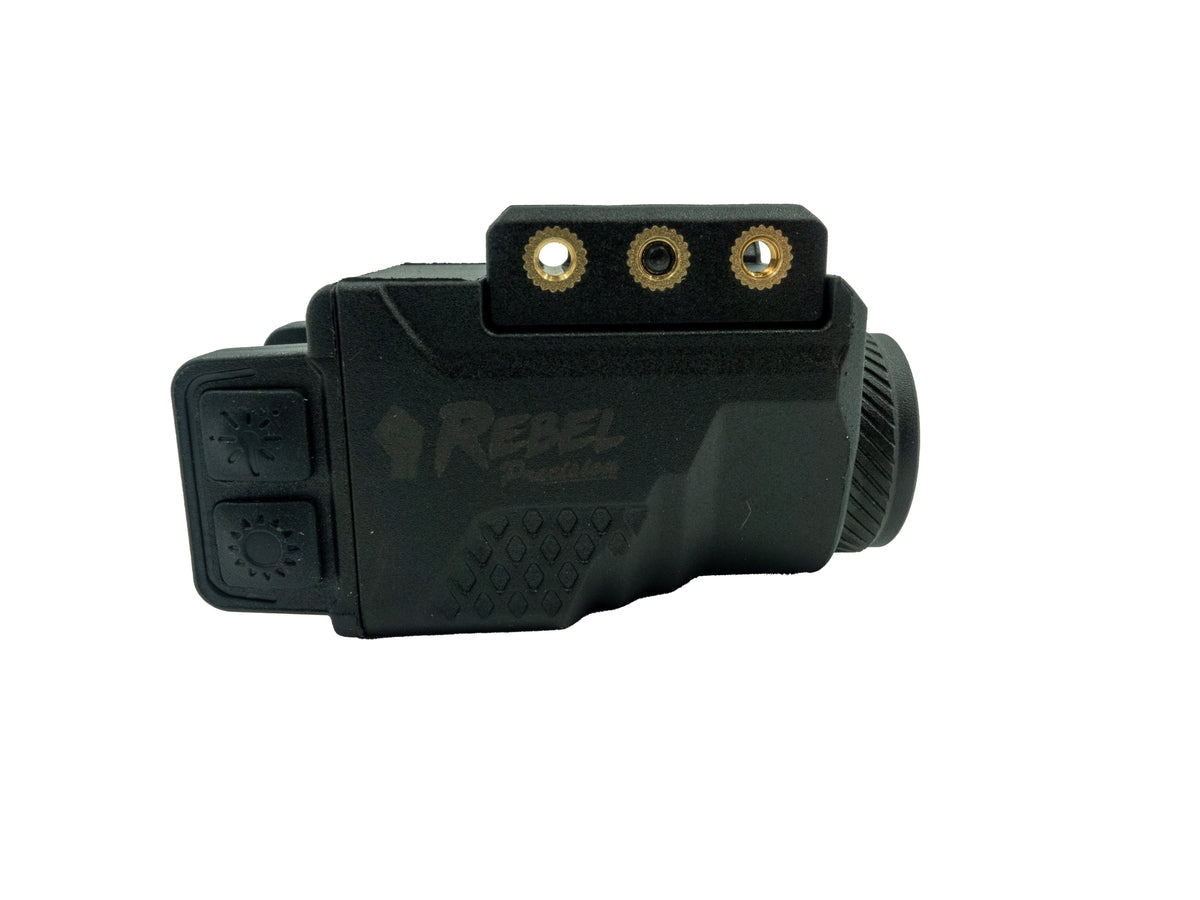 Rebel Tactical Flashlight with Red Laser - 700 lumens