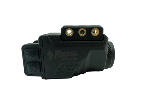 Rebel Tactical Flashlight with Red Laser - 700 lumens