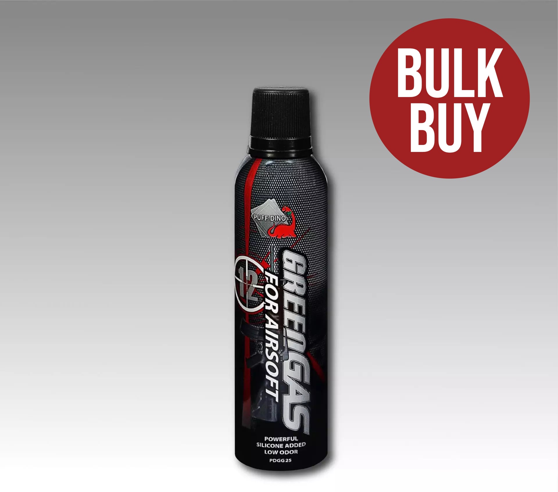 Puff Dino Standard Power Premium Green Gas - Mini 250ml (120kg/170psi)