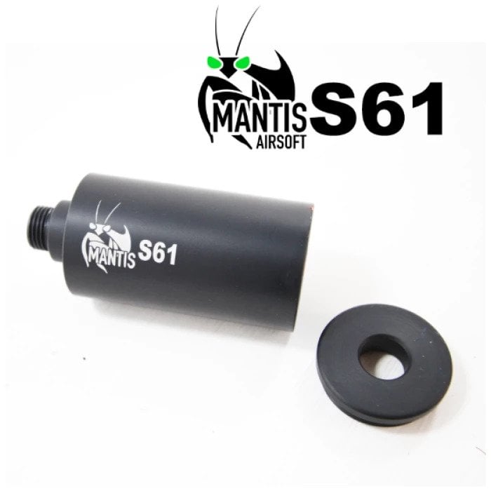 MANTIS S61 11MM SUPPRESSOR -  BLACK (FOAM FILLED)