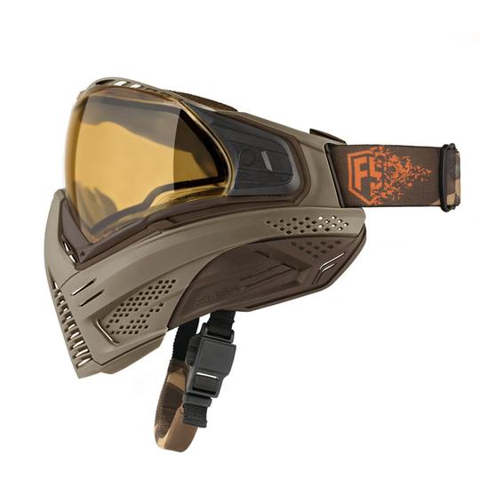 First Strike X Push Unite Mask - Tan/Brown