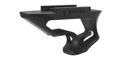 PTS Fortis Shift - CNC Machined Billet Aluminum Short Angled Grip - Picatinny Mount - Black
