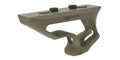 PTS Fortis Shift - CNC Machined Billet Aluminum Short Angled Grip - Keymod - Dark Earth