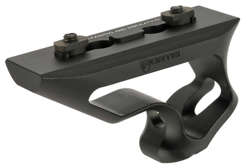 PTS Fortis Shift - CNC Machined Billet Aluminum Short Angled Grip - M-Lok - Black