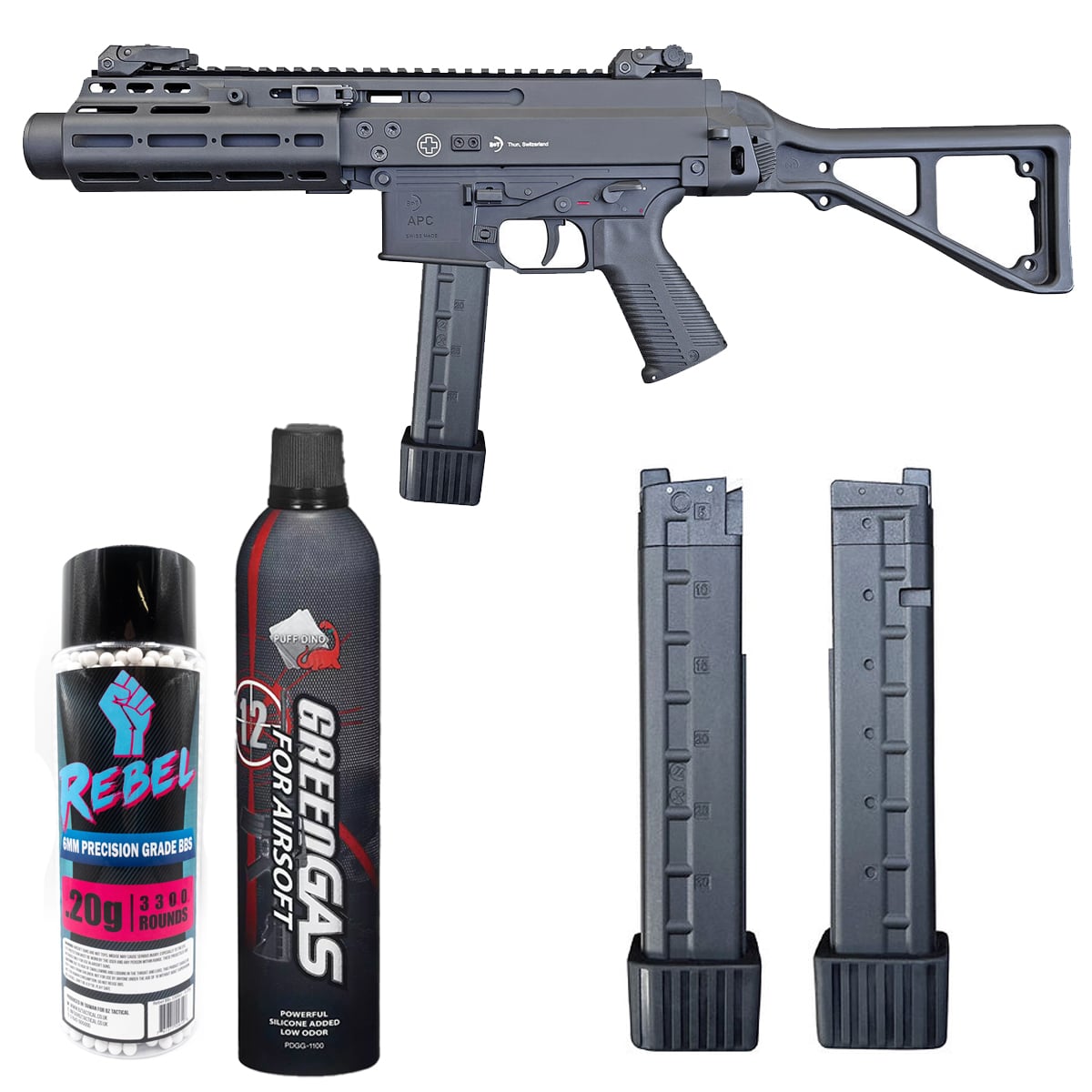 Archwick B&T Air APC9 SD Compact GBB Bundle