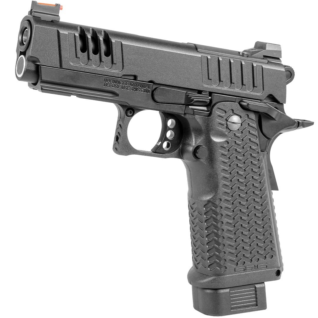 G&G STP45 Pro Pistol - 7.4" Black (Inc. Case + 2x Mags)
