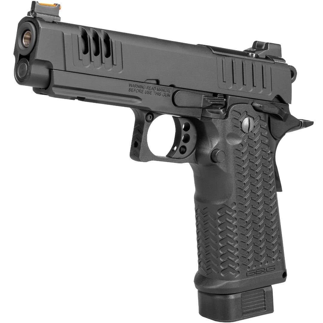 G&G STP45 Pro Pistol - 8" Black (Inc. Case + 2x Mags)