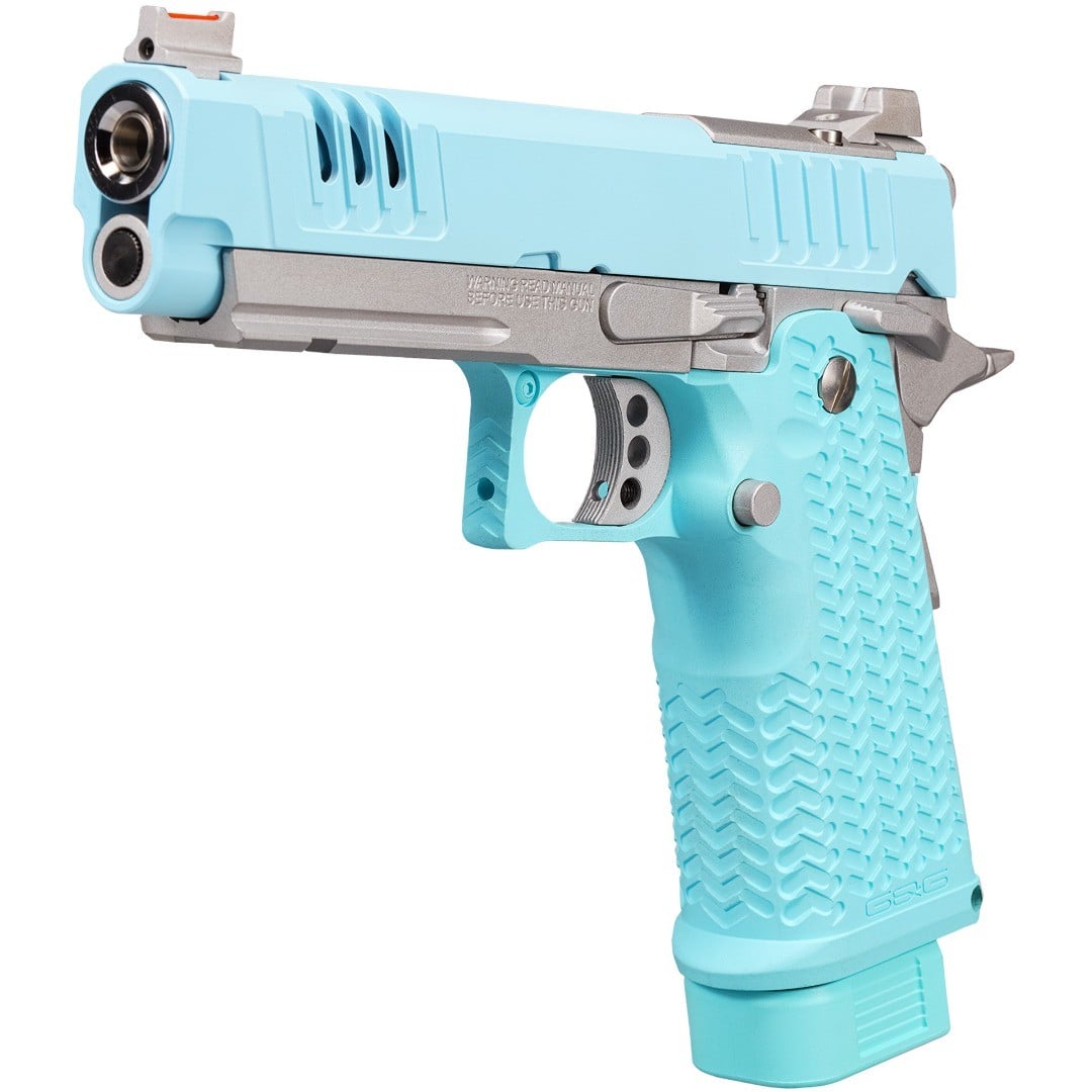 G&G STP45 Pro Pistol - 8" Macaron Blue (Inc. Case + 2x Mags)