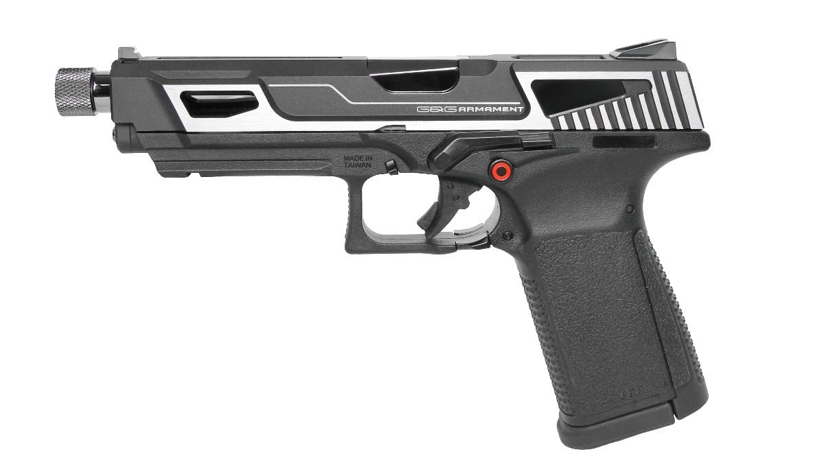 G&G GTP9 MS Pistol - Black/Silver
