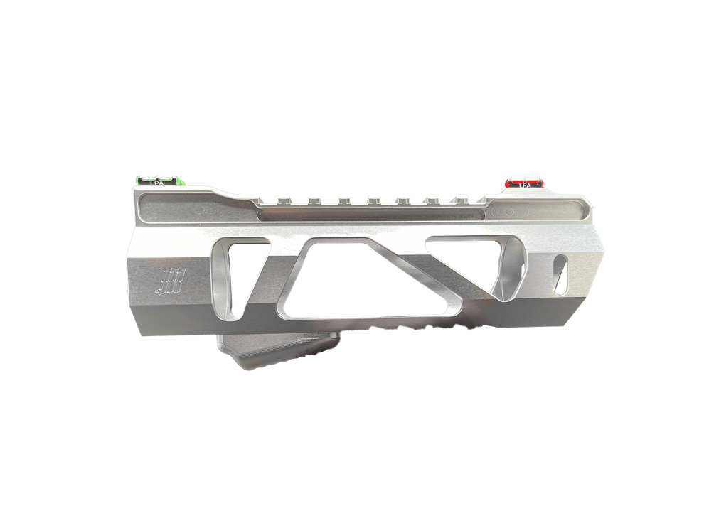 Monk Customs 'Vayu' M4 Hexagon Hand Guard - Silver