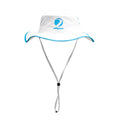 DYE Bucket Hat - White/Cyan
