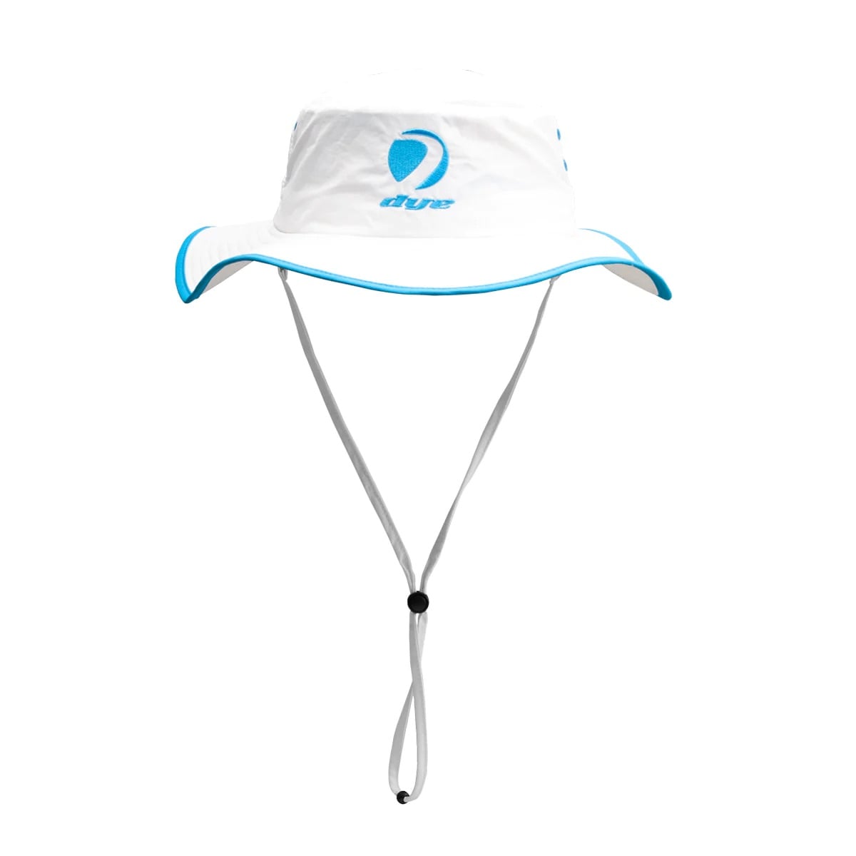 DYE Bucket Hat - White/Cyan