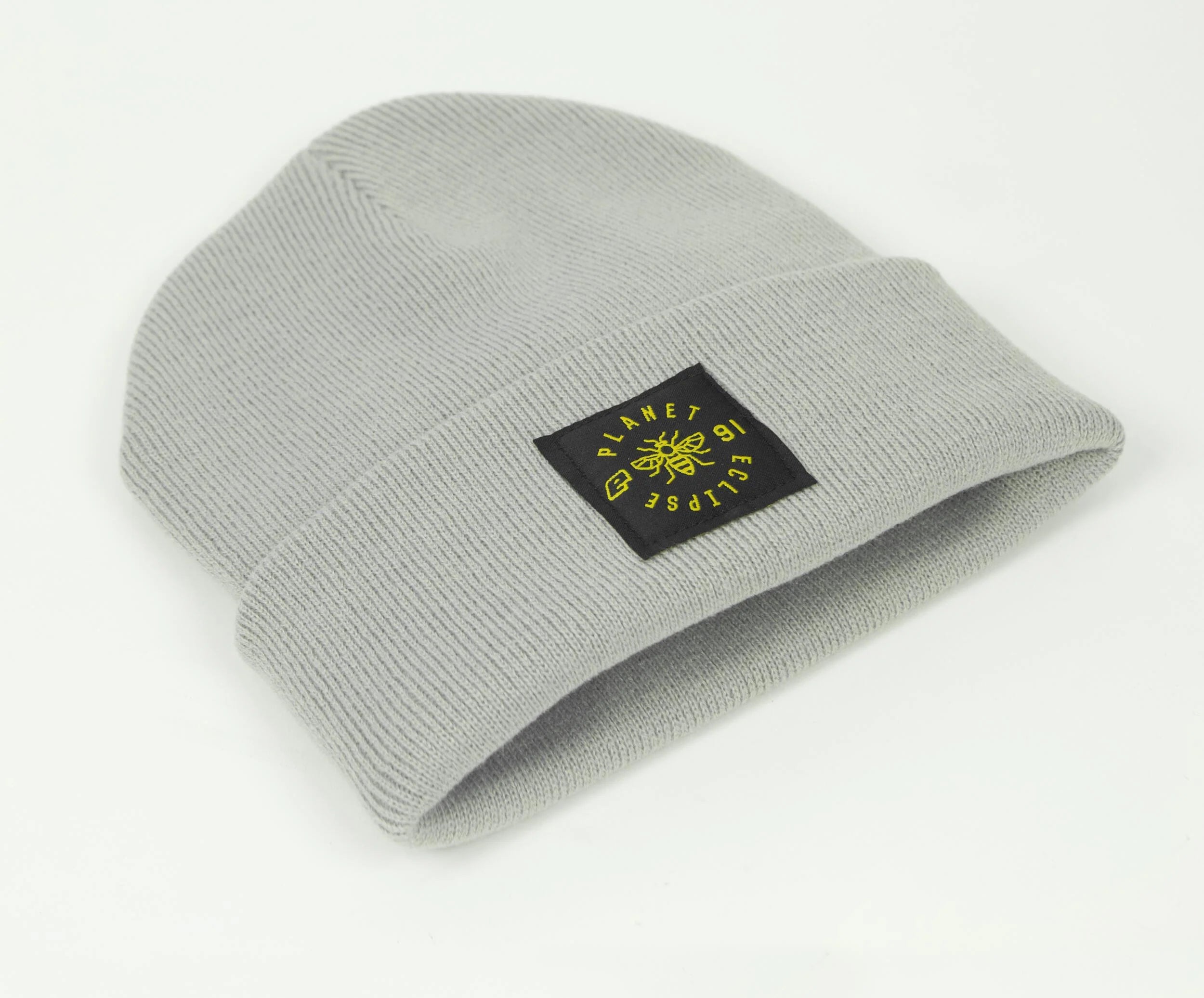 Eclipse Worker Roll Beanie - Light Grey