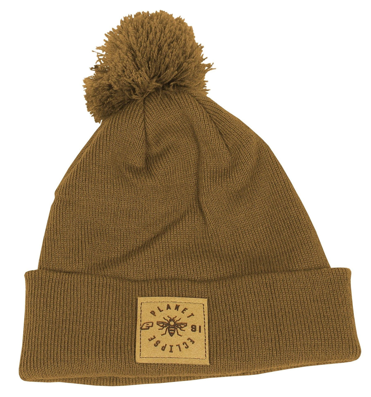 Eclipse Worker Pom Beanie - Caramel