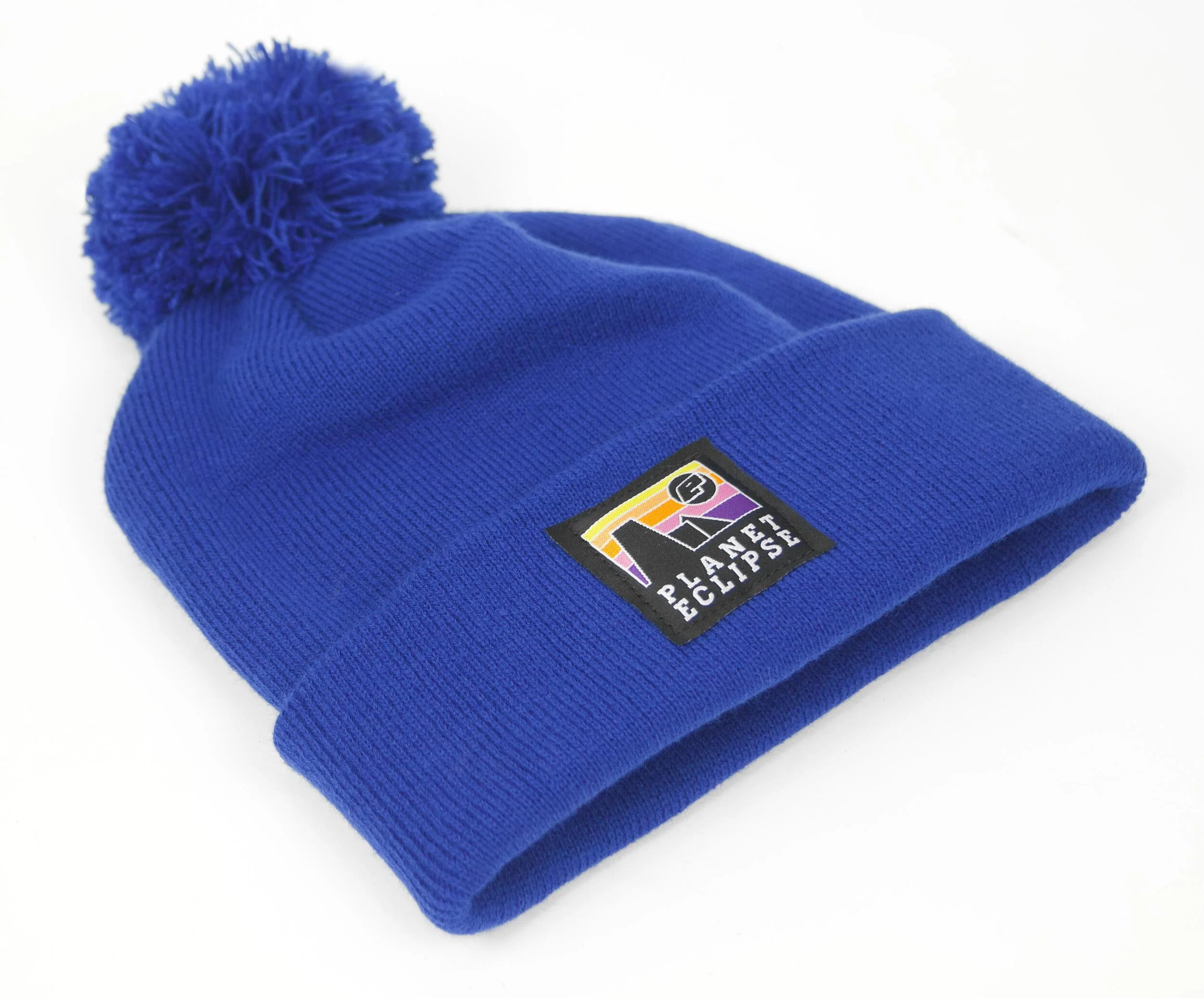 Eclipse Horizon Pom Beanie - Royal Blue