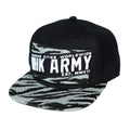 HK Army Snapback Brushed - Black/Grey