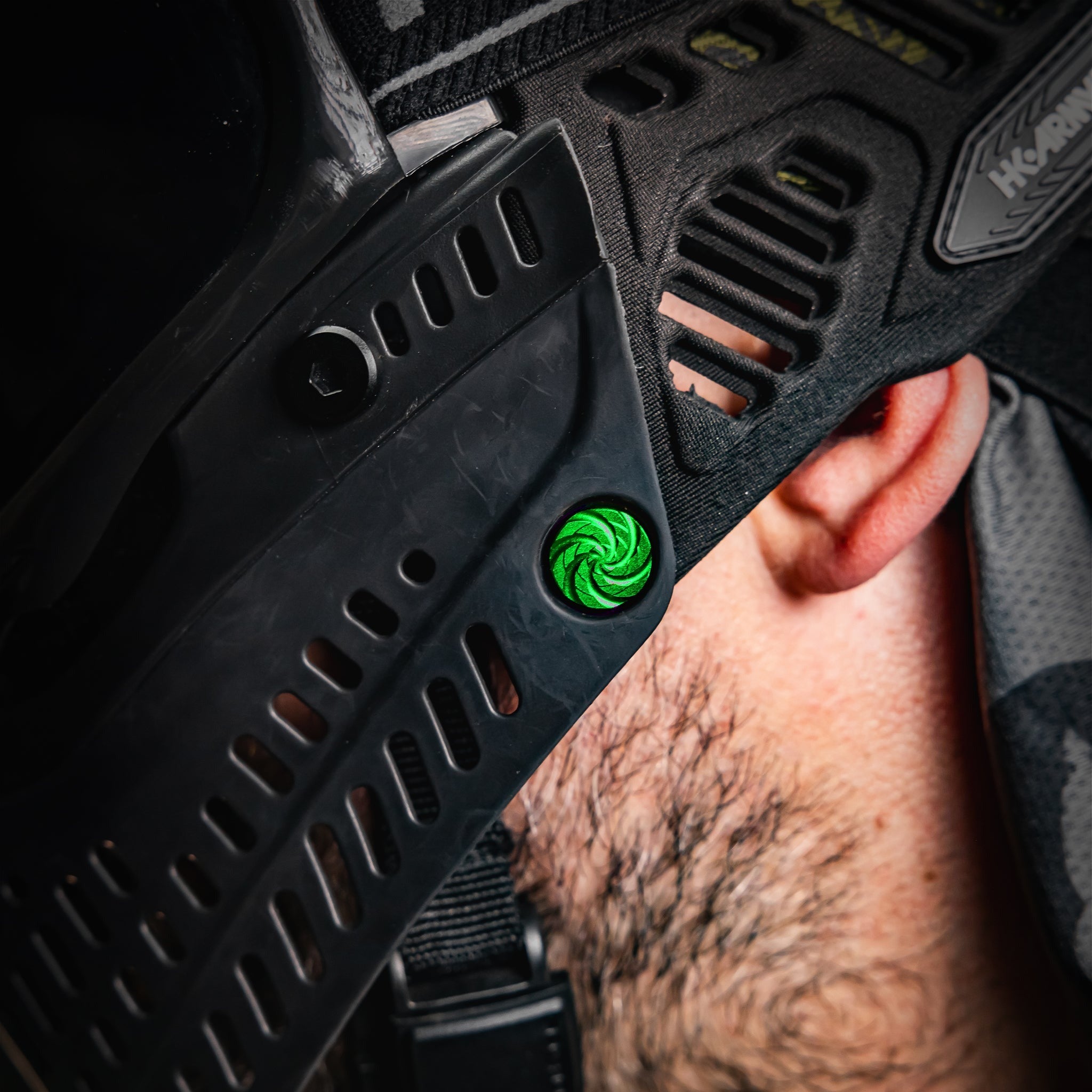 HK Machined Goggle Screw Set - Cyclone (Proflex)-Green