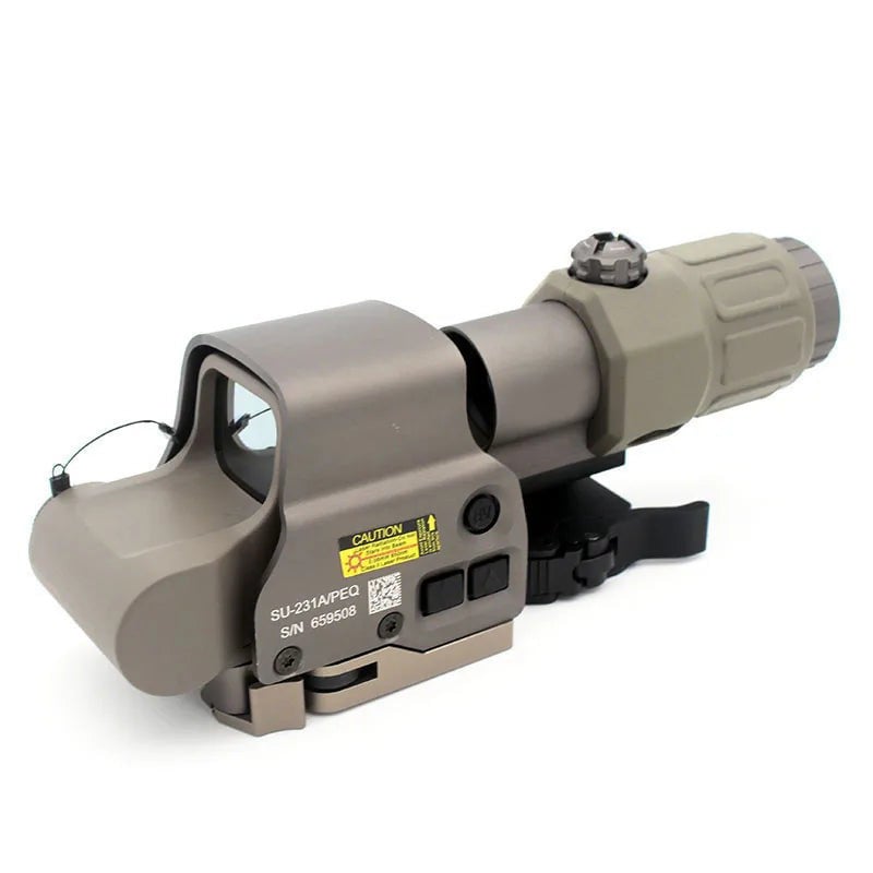 Rebel HHS Red/Green Holographic Hybrid Sight EXPS with G33 Magnifier - Dark Earth