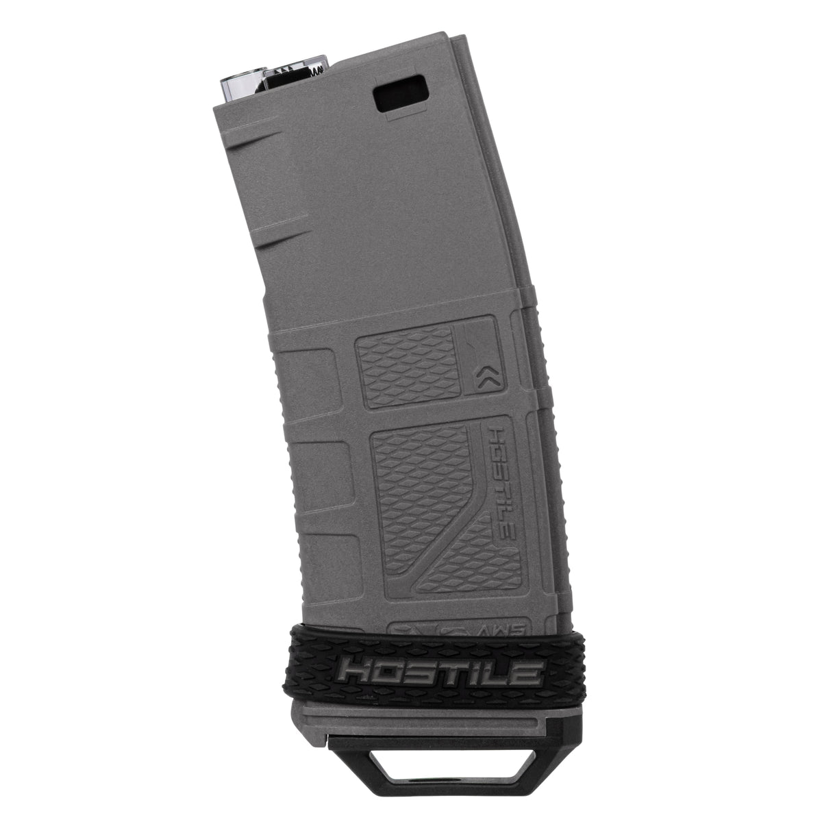 HK Army Hostile AWS 250 Round M4 Mid Cap Mag - Grey