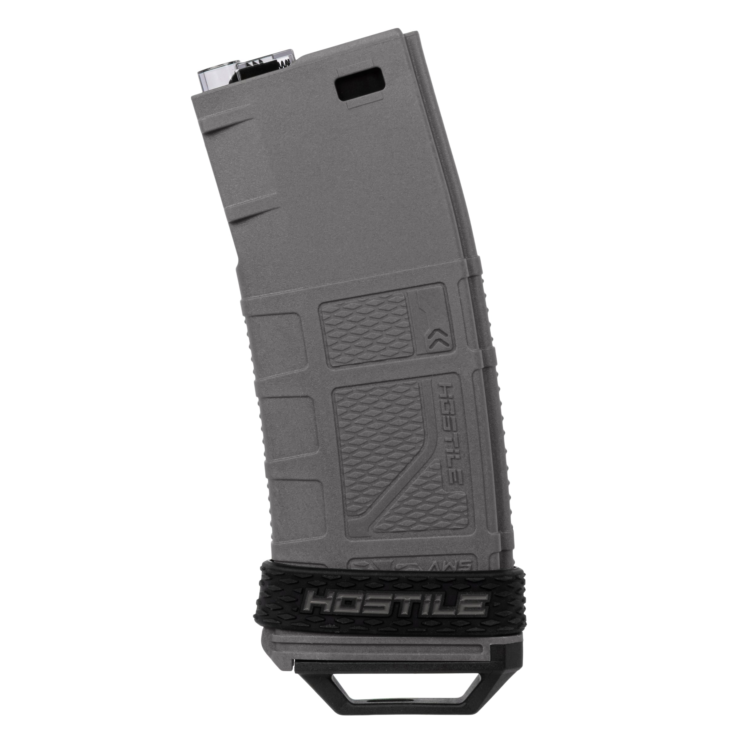 HK Army Hostile AWS 250 Round M4 Mid Cap Mag - Grey