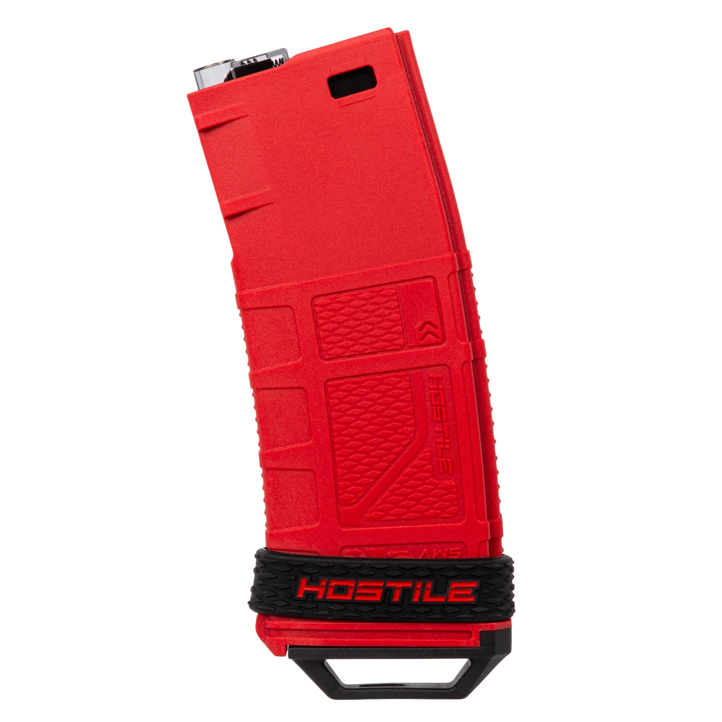 HK Army Hostile AWS 250 Round M4 Mid Cap Mag - Red