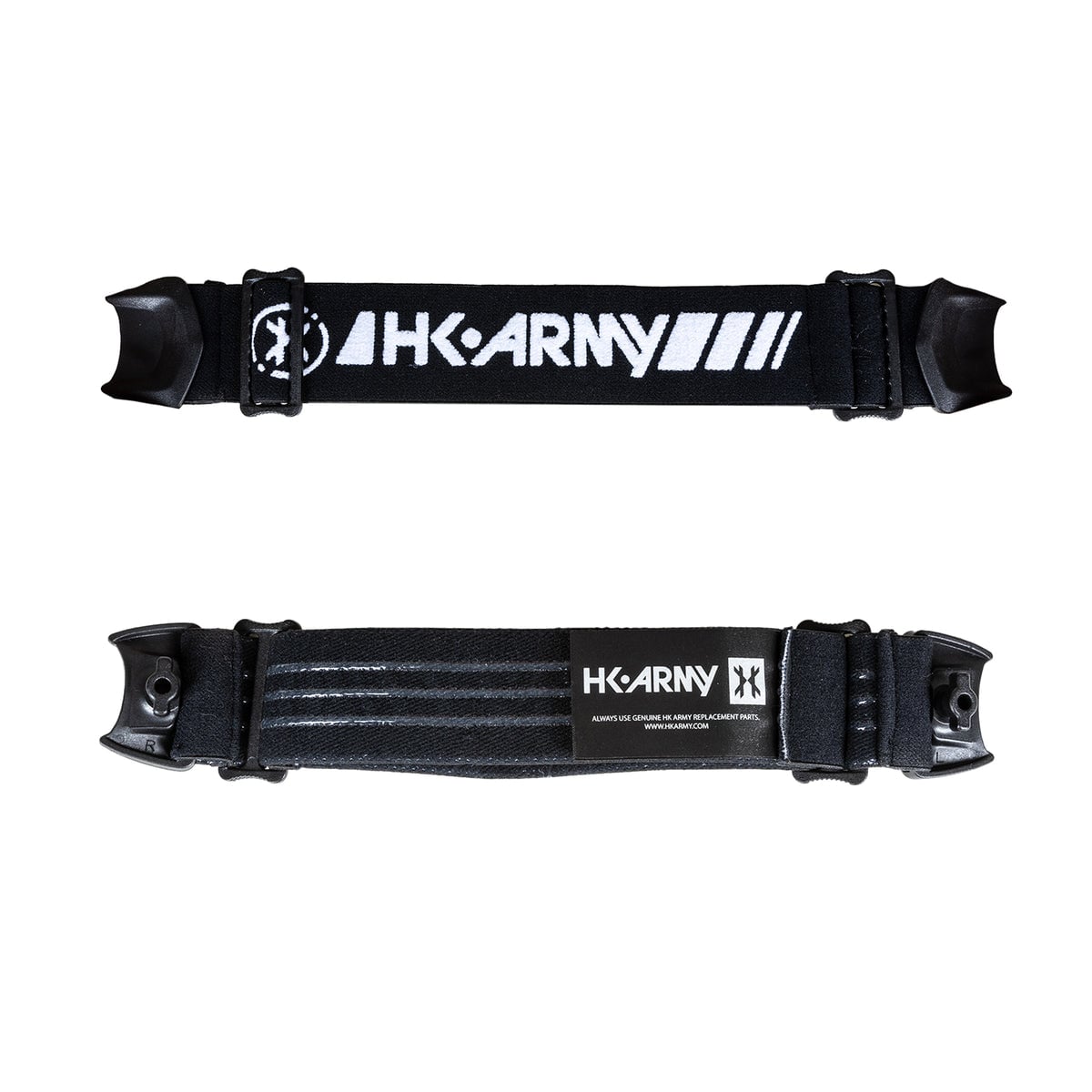 HK Army HSTL Goggle Strap w/ Clips - Black