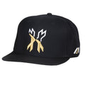 HK Army Snapback Split - Black/Gold/White
