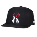 HK Army Snapback Split - Black/White/Red