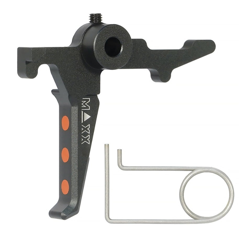 Maxx CNC Aluminum Advanced Trigger (Style E) (Black) For MTW