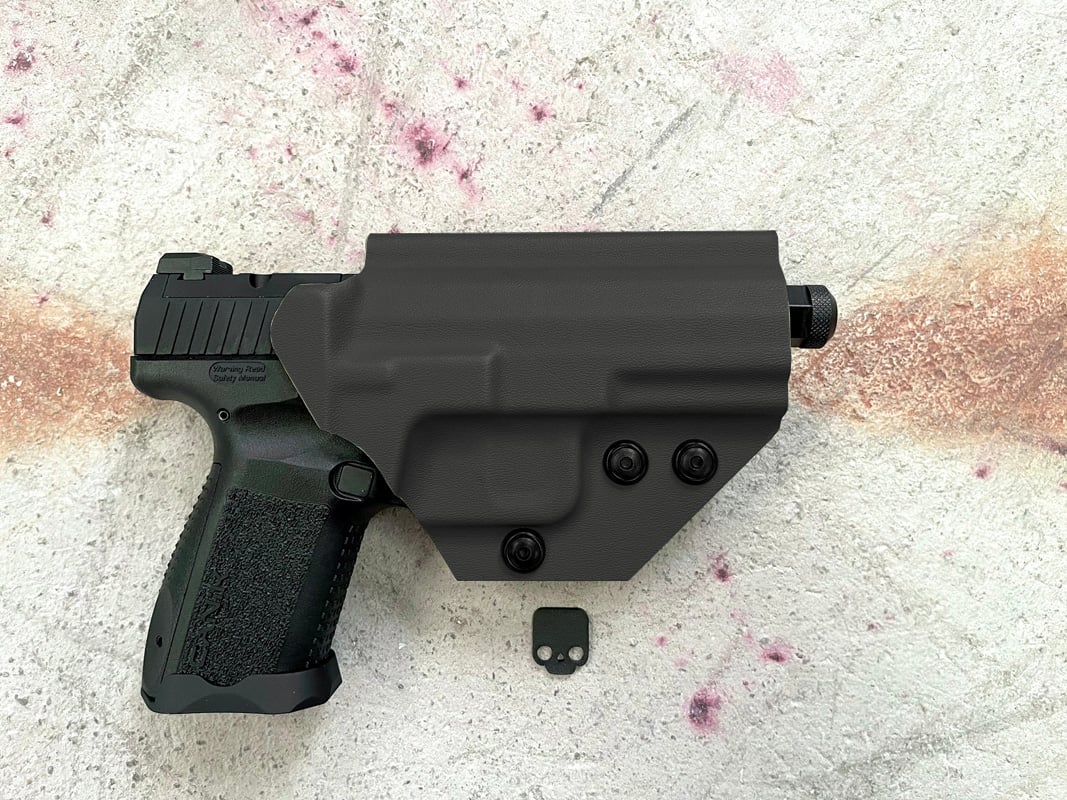 Deadly Customs DC1 Canik TP9 Kydex Holster - Black