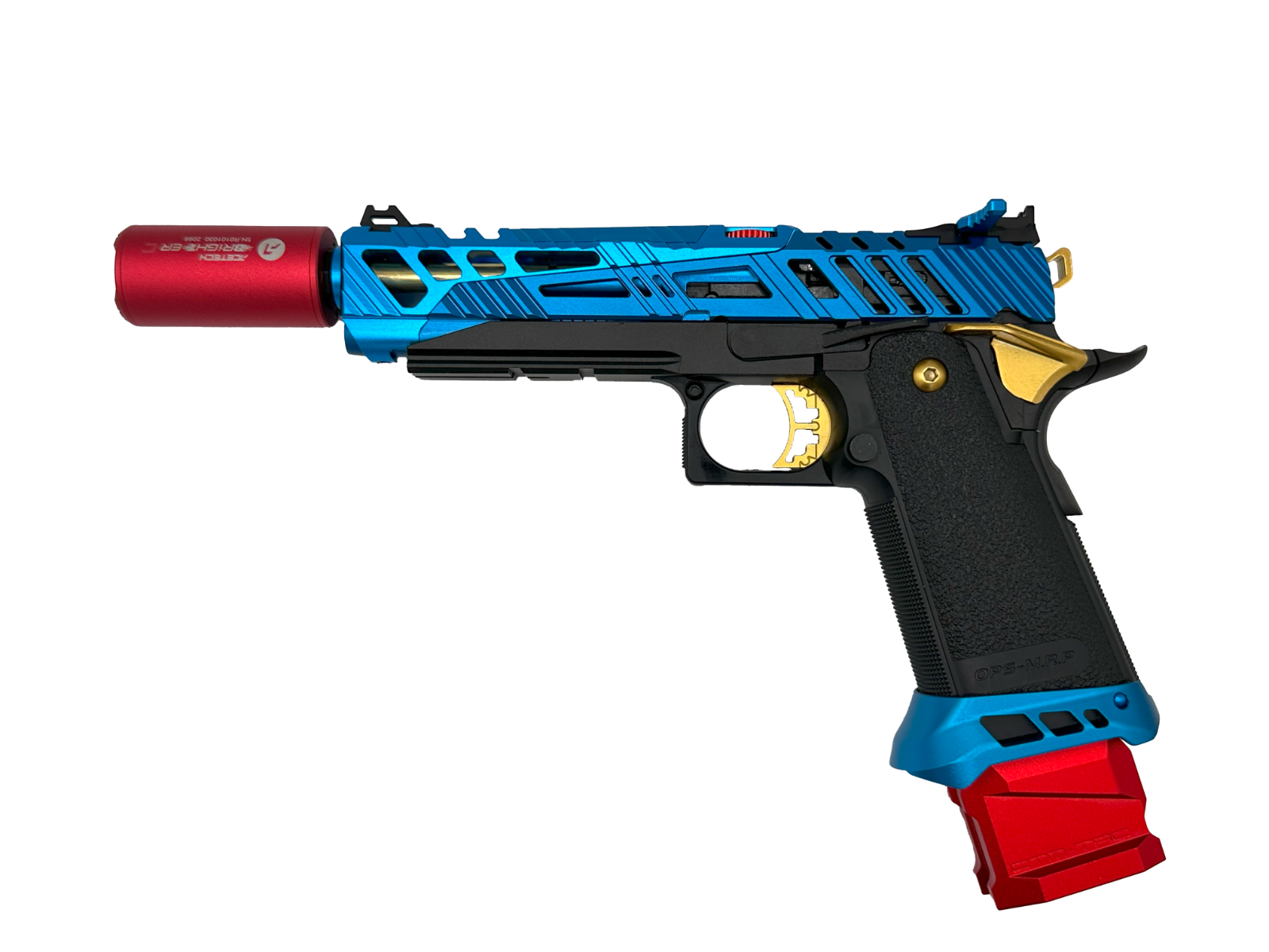 TM Hi-Capa Custom Build (Fully Assembled) - Superman (+ Small Hard Case)