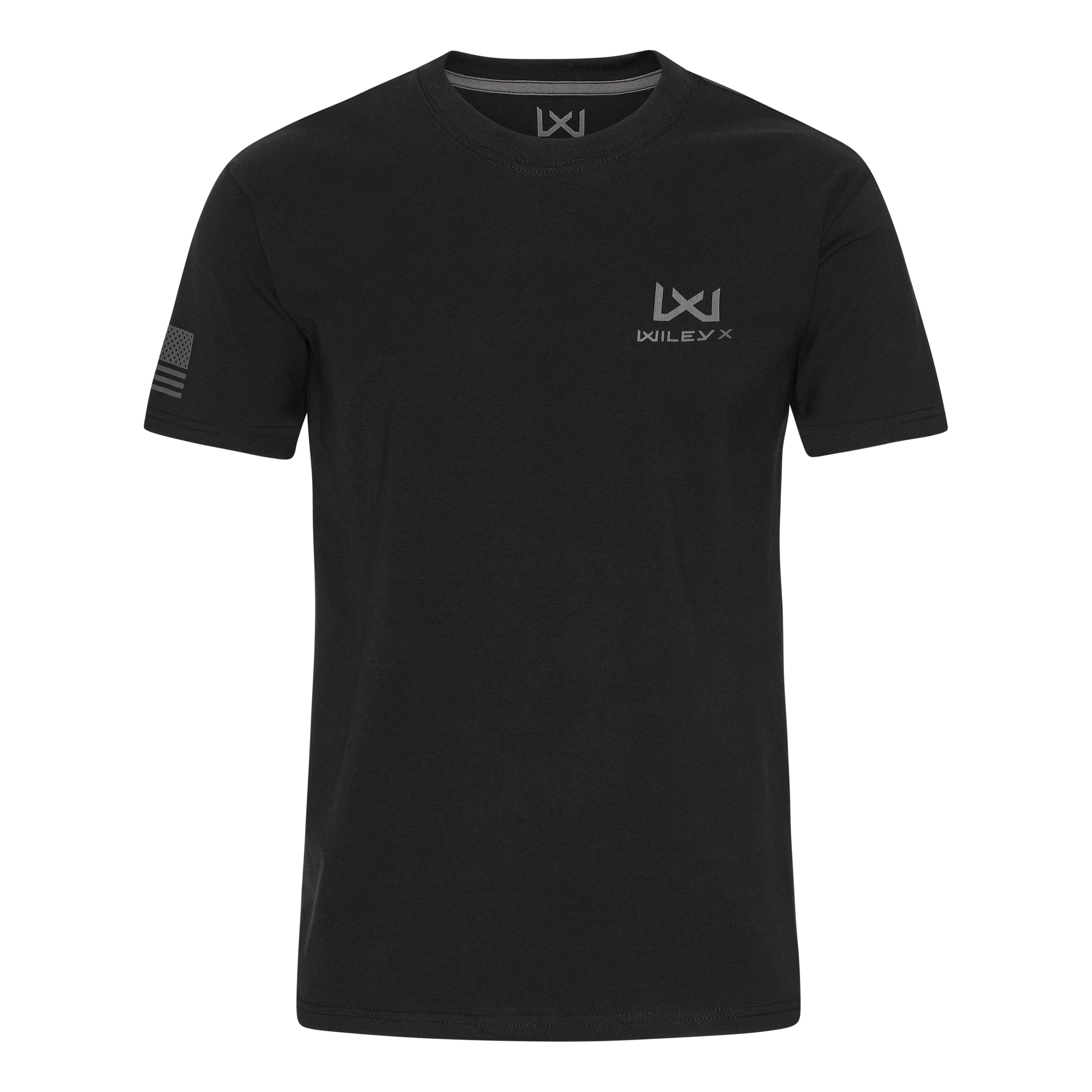 Wiley X CANYON Pocket Logo T-Shirt - Onyx Black / Sage Green