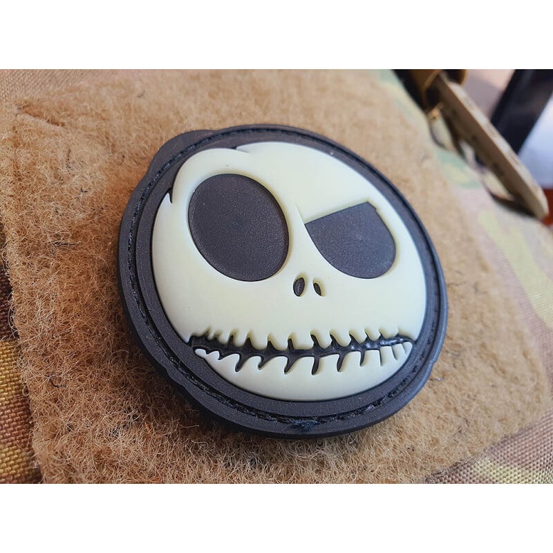 JTG Big Nightmare Smile 3D Rubber Patch - Glow in the Dark