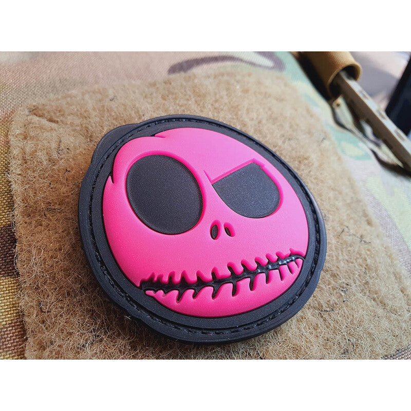 JTG Big Nightmare Smile 3D Rubber Patch - Pink