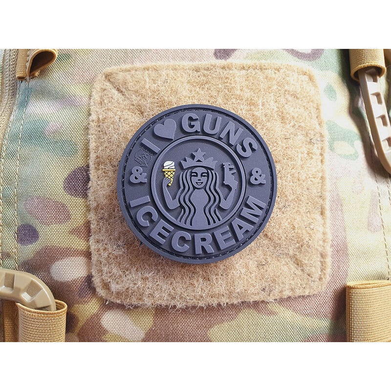 JTG Guns and Ice Cream 3D Rubber Patch - Black Ops