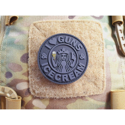 JTG Guns and Ice Cream 3D Rubber Patch - Black Ops