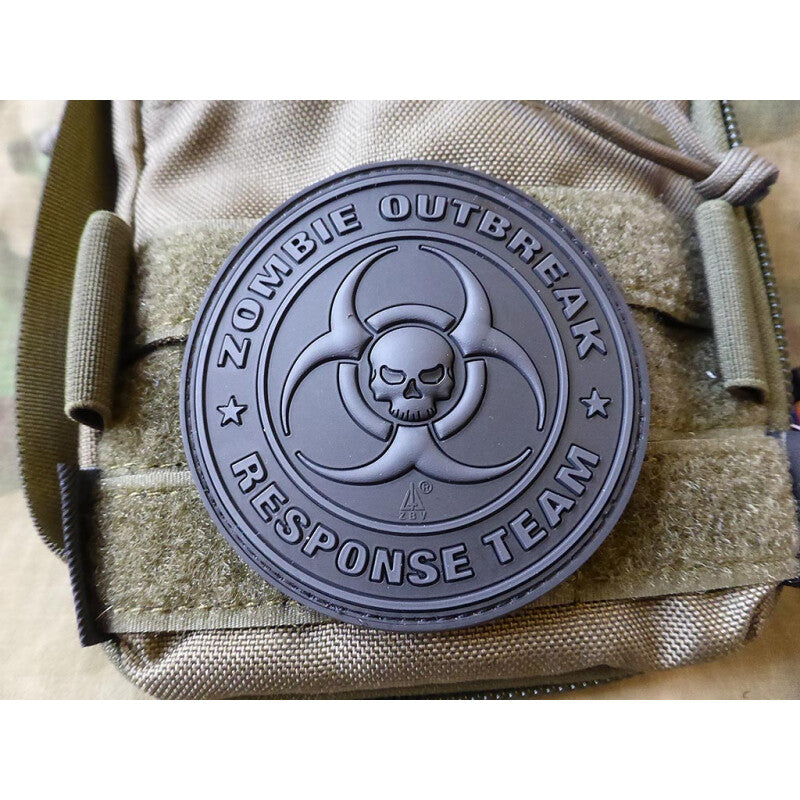 JTG Zombie Outbreak Response Team 3D Rubber Patch - Black Ops