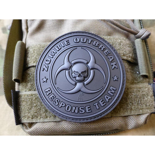JTG Zombie Outbreak Response Team 3D Rubber Patch - Black Ops
